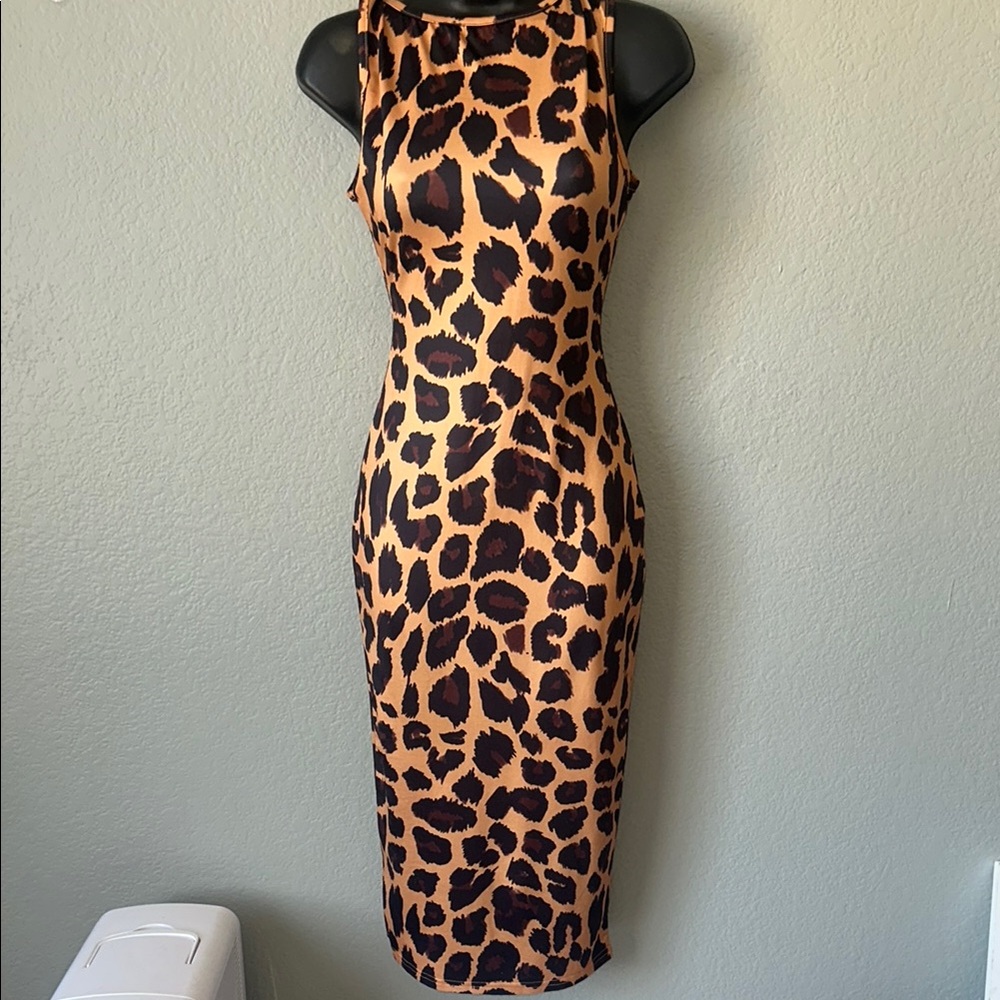 Leopard Print Bodycon Dress